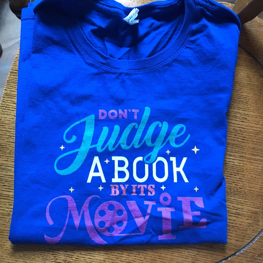 NEW Don’t Judge a Book by its Movie T-shirt